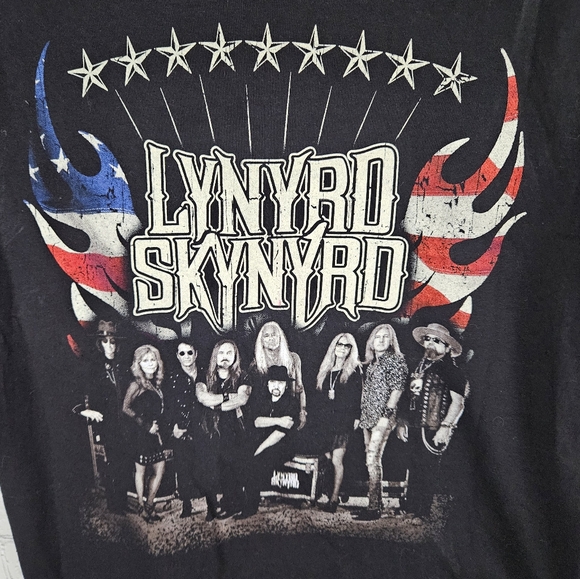 ALLSTYLE HEAVYWEIGHT | Lynyrd Skynyrd 2019 Farewell Tour cutoff crewneck shirt - Picture 2 of 5